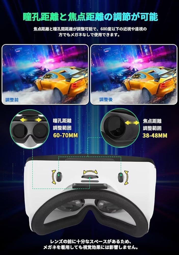 【特価商品】【令和7年bluetooth 版】OLANSOR VRゴーグル VR Amazon | 【令和7年bluetooth 版】OLANSOR VRゴーグル VRヘッド